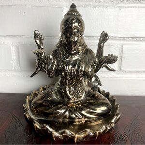 Hindu Indian Warrior Goddess Jewelry Dish Holder